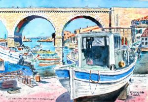 Voir le détail de cette oeuvre: Le port du Vallon des Auffes à Marseille